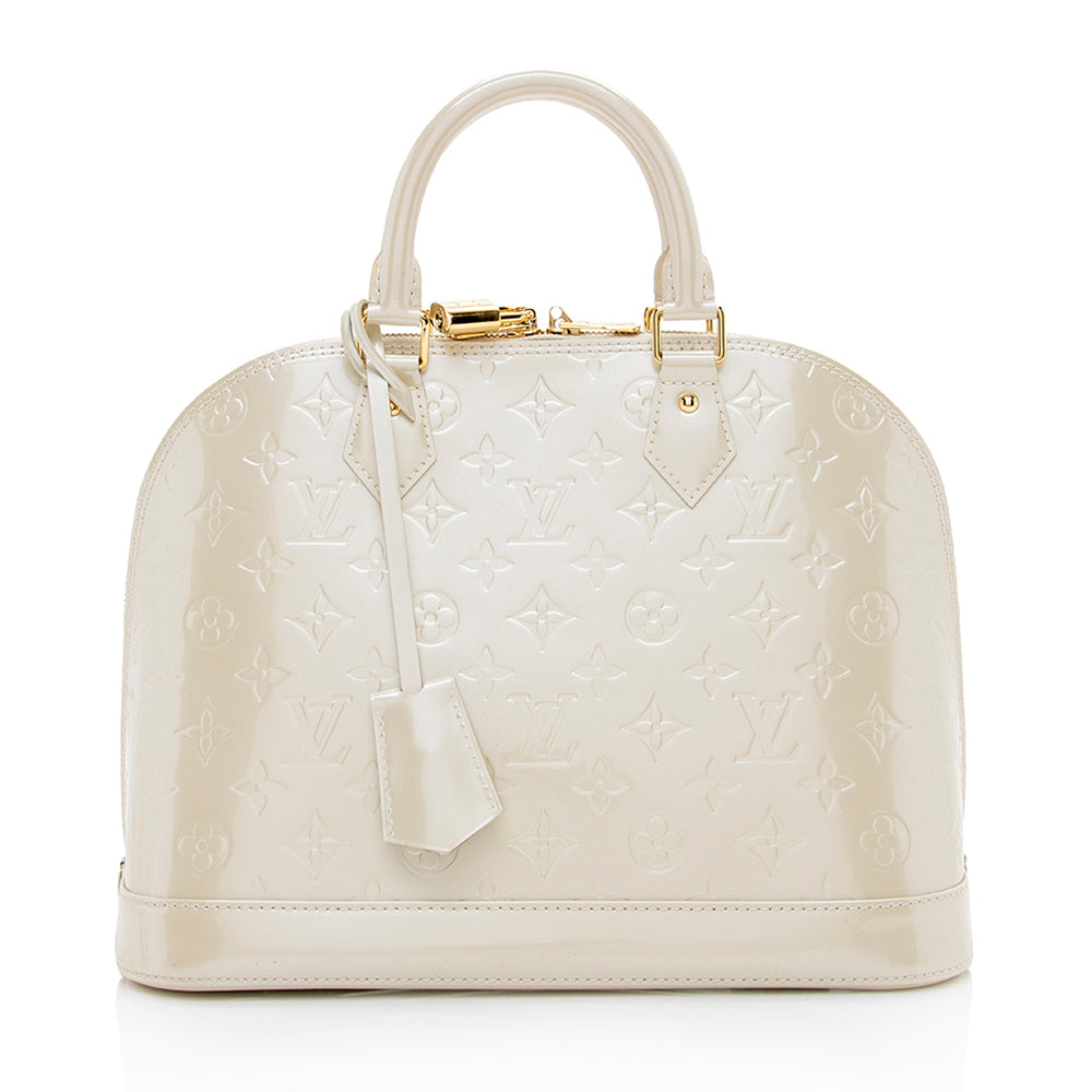 Louis Vuitton Monogram Vernis Alma PM Satchel (SHF-16773)