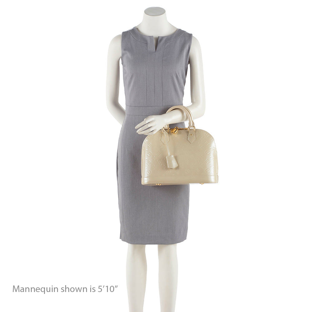 Louis Vuitton Monogram Vernis Alma PM Satchel (SHF-16773)