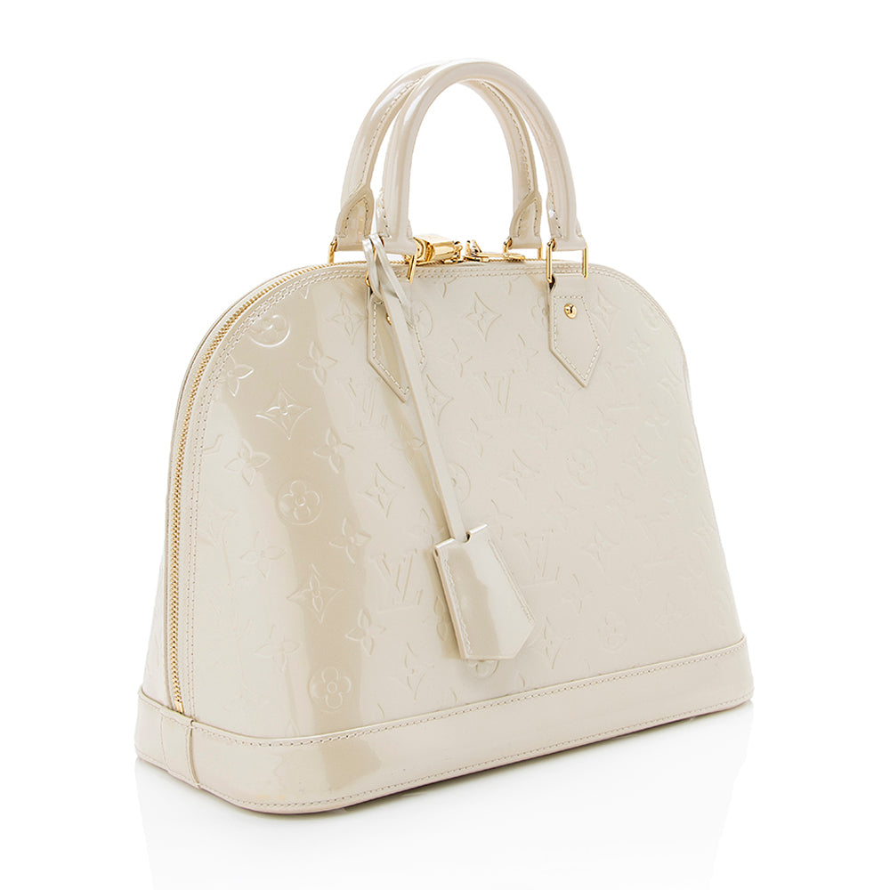 Louis Vuitton Monogram Vernis Alma PM Satchel (SHF-16773)