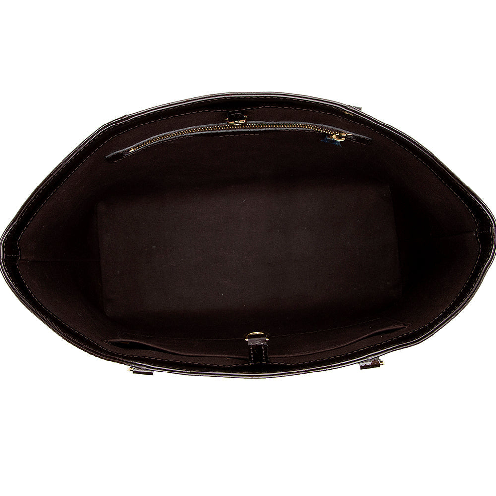 Louis Vuitton Monogram Vernis Avalon MM Tote (SHF-15492)
