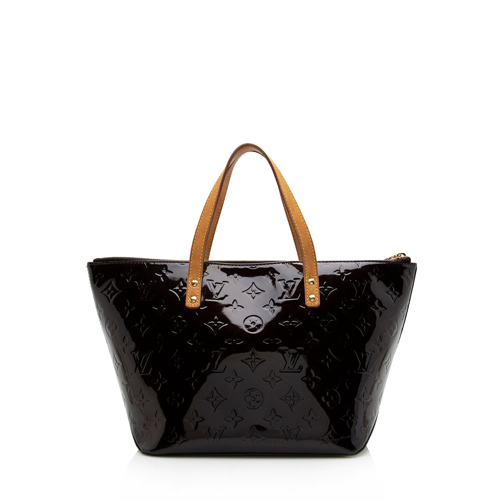 Louis Vuitton Monogram Vernis Bellevue PM Tote (SHF-15955)