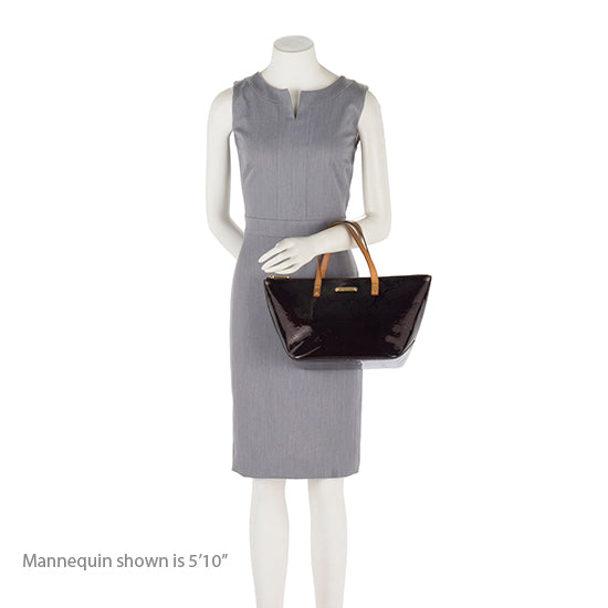 Louis Vuitton Monogram Vernis Bellevue PM Tote (SHF-15955)