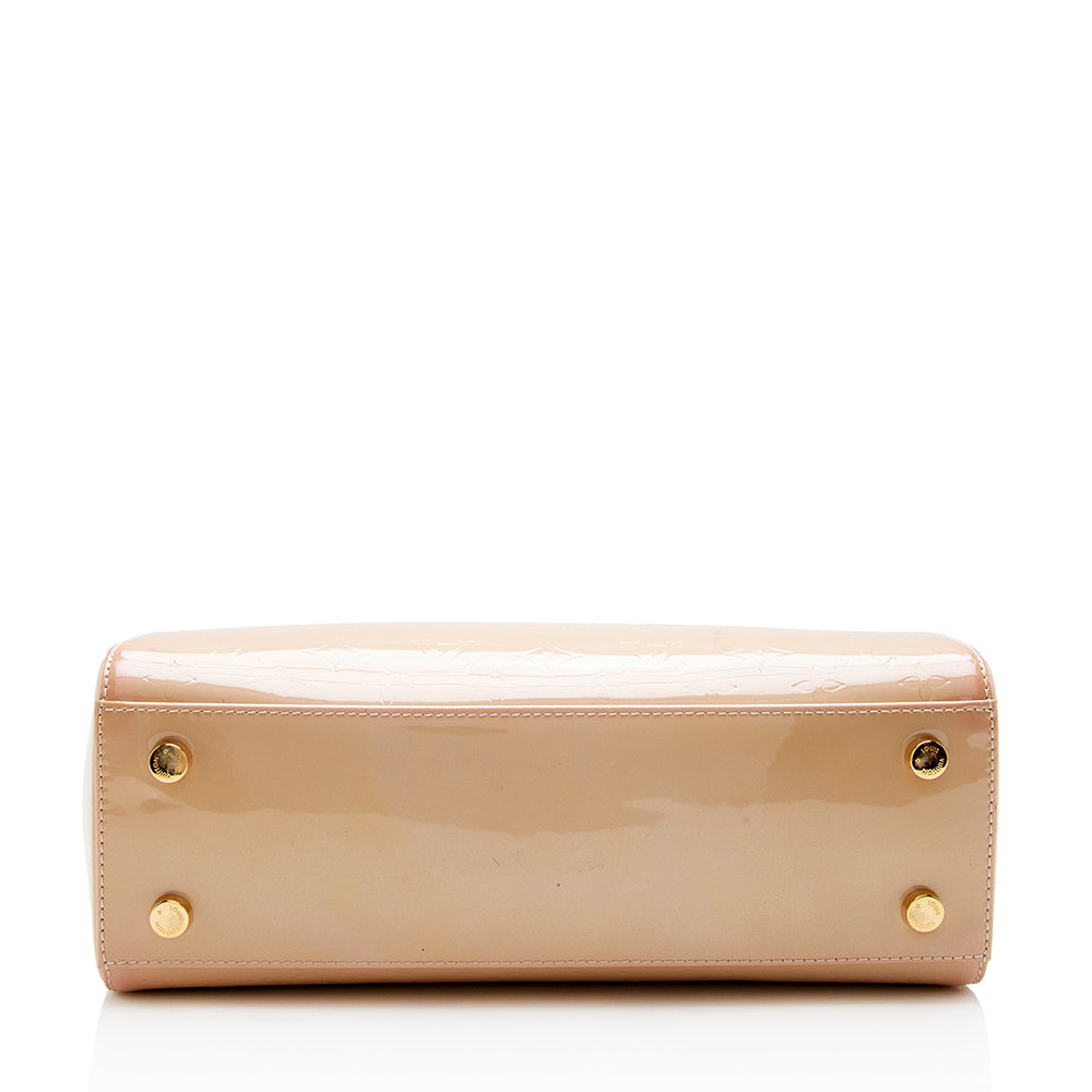 Louis Vuitton Monogram Vernis Brea MM Satchel (SHF-13951)