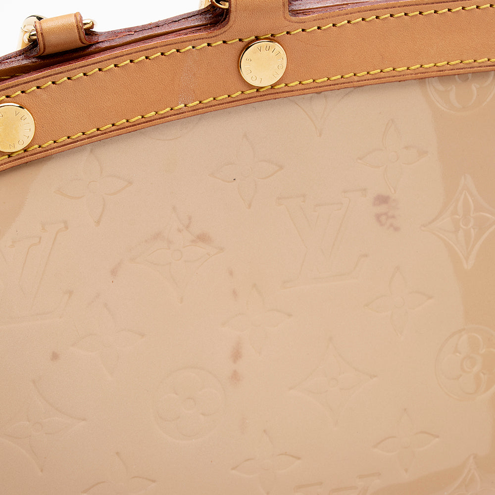 Louis Vuitton Monogram Vernis Brea MM Satchel (SHF-13951)