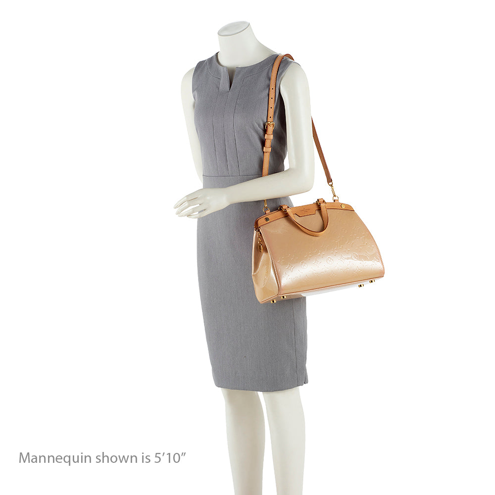 Louis Vuitton Monogram Vernis Brea MM Satchel (SHF-13951)