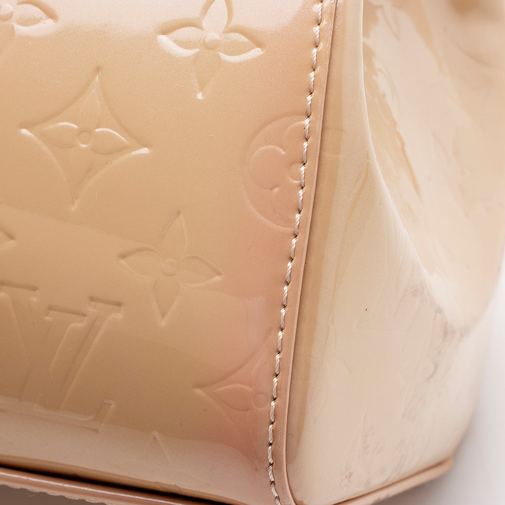 Louis Vuitton Monogram Vernis Brea MM Satchel (SHF-13951)