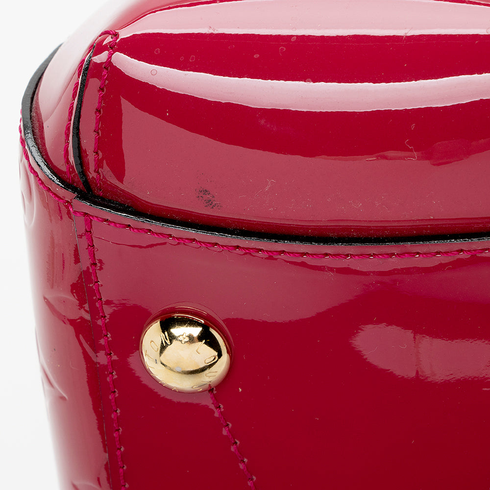 Louis Vuitton Monogram Vernis Montaigne BB Satchel (SHF-14934)