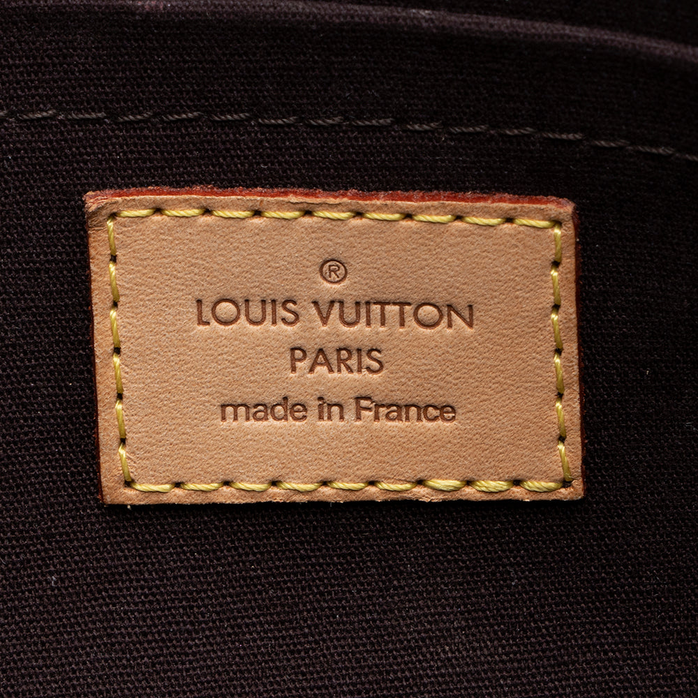 Louis Vuitton Monogram Vernis Rosewood Satchel (SHF-17844)