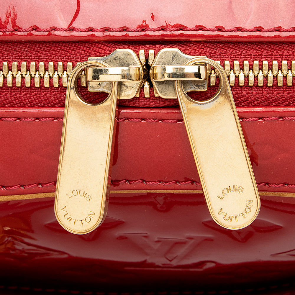 Louis Vuitton Monogram Vernis Summit Drive Satchel (SHF-18409)