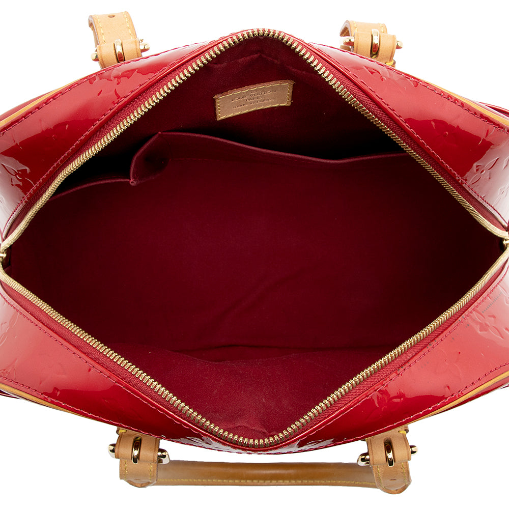 Louis Vuitton Monogram Vernis Summit Drive Satchel (SHF-18409)