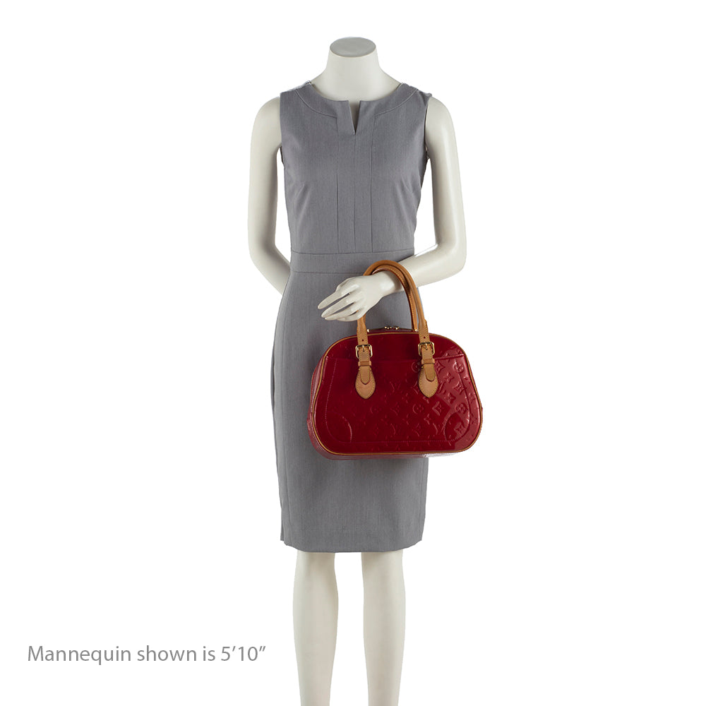 Louis Vuitton Monogram Vernis Summit Drive Satchel (SHF-18409)