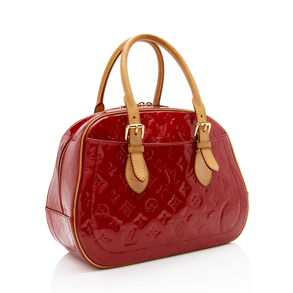Louis Vuitton Monogram Vernis Summit Drive Satchel (SHF-18409)