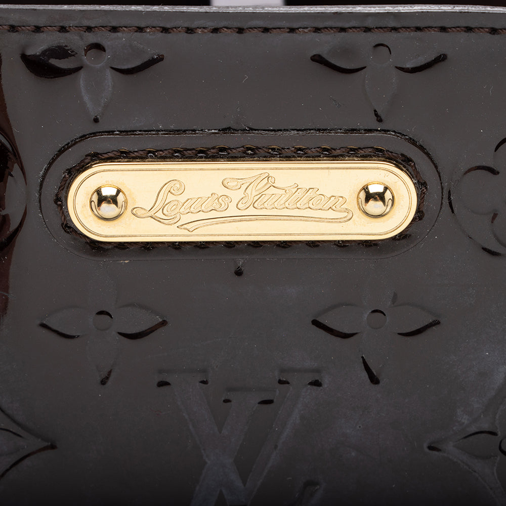 Louis Vuitton Monogram Vernis Wilshire MM Tote (SHF-16994)