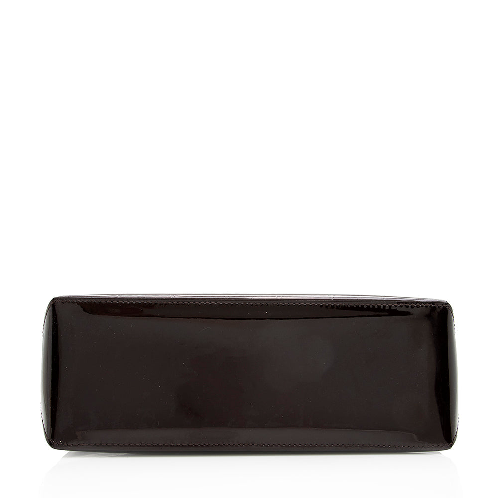 Louis Vuitton Monogram Vernis Wilshire PM Satchel (SHF-18382)