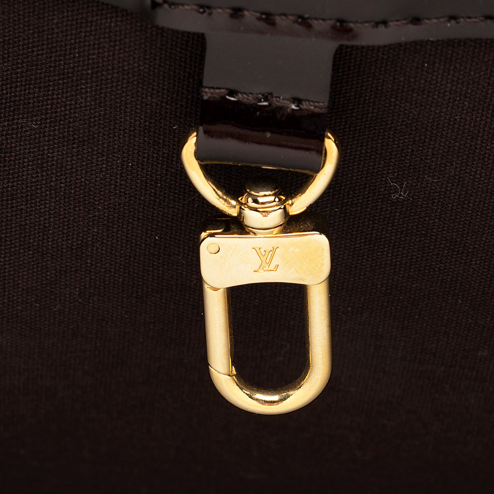 Louis Vuitton Monogram Vernis Wilshire PM Satchel (SHF-18382)