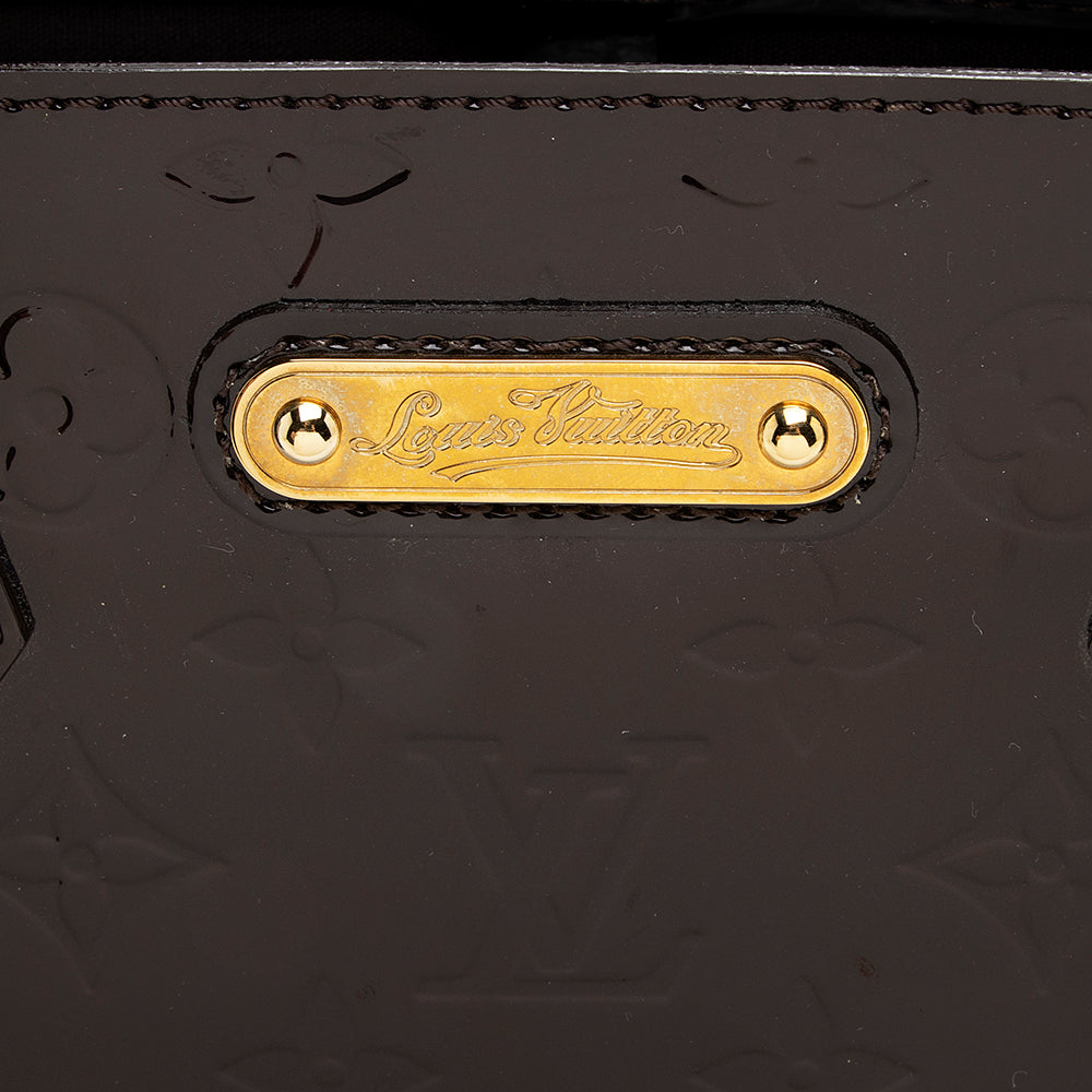 Louis Vuitton Monogram Vernis Wilshire PM Satchel (SHF-18382)
