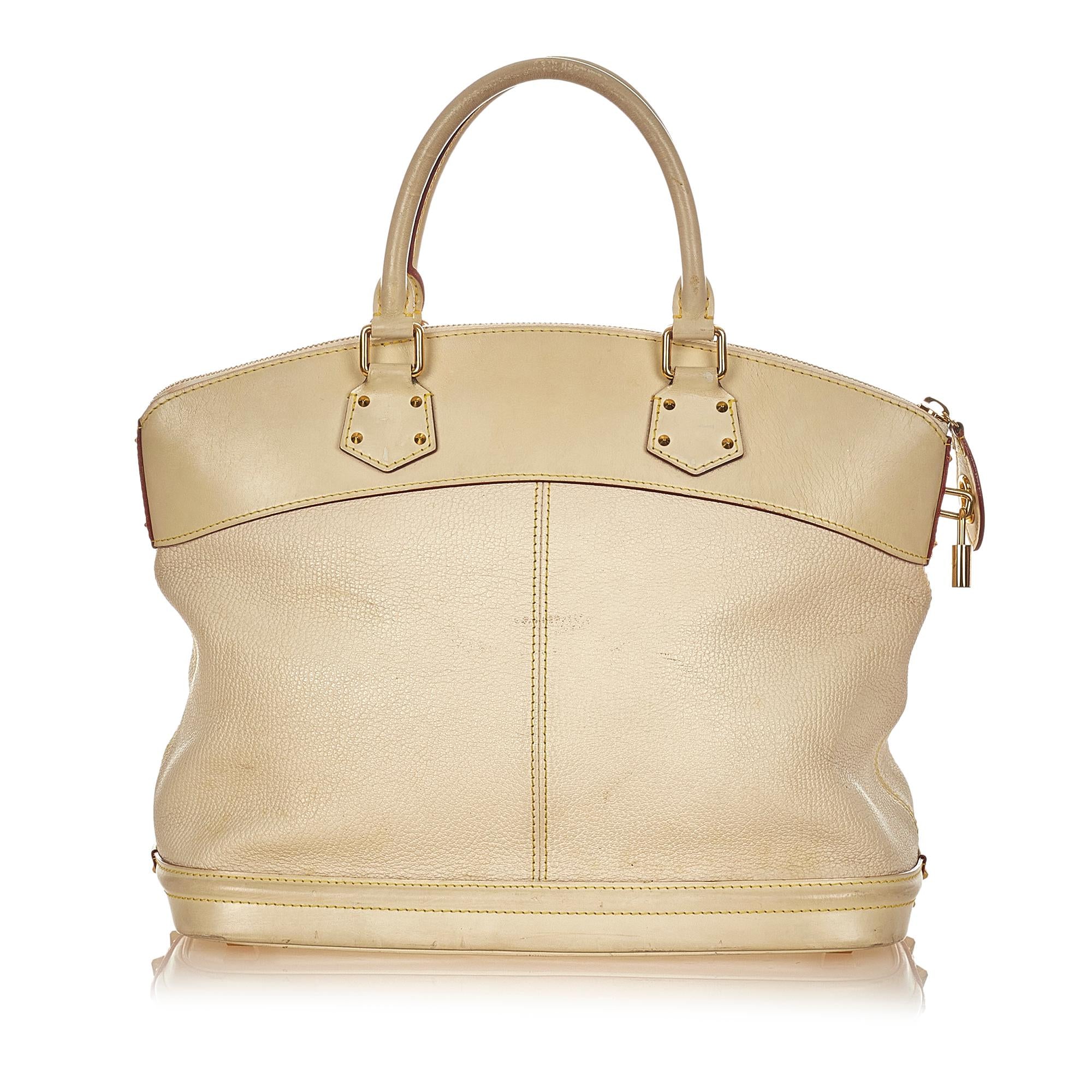 Louis Vuitton Suhali Lockit MM (SHG-25864)
