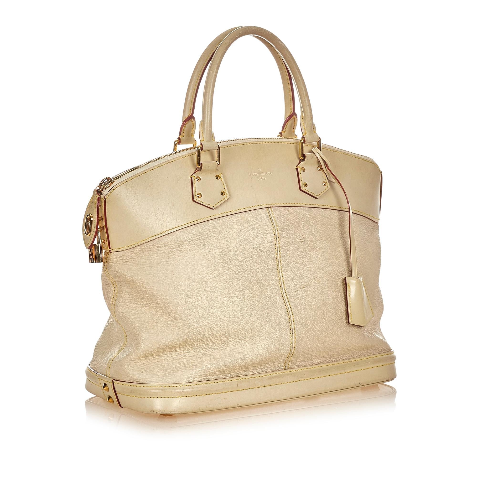 Louis Vuitton Suhali Lockit MM (SHG-25864)