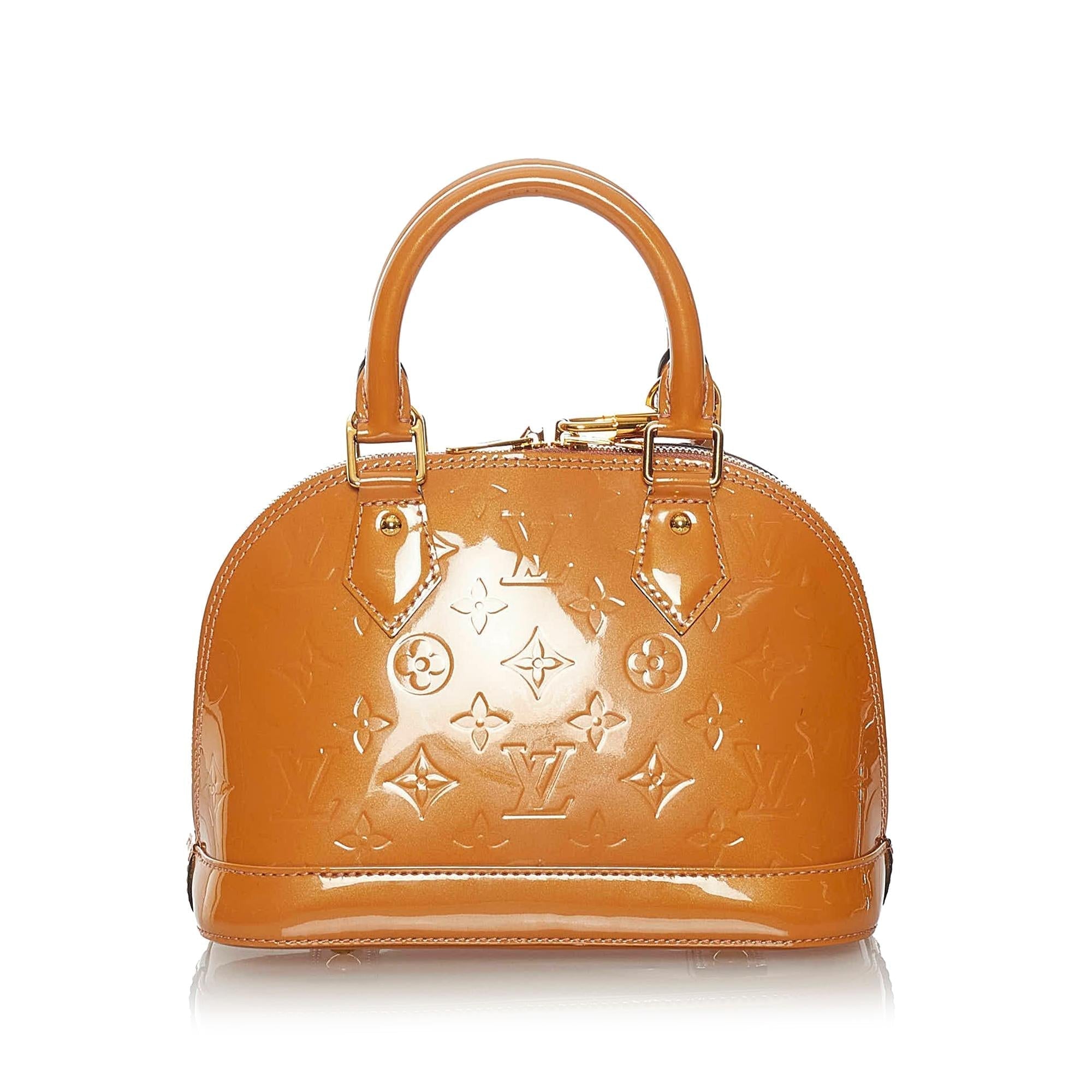 Louis Vuitton Vernis Alma BB (SHG-27982)