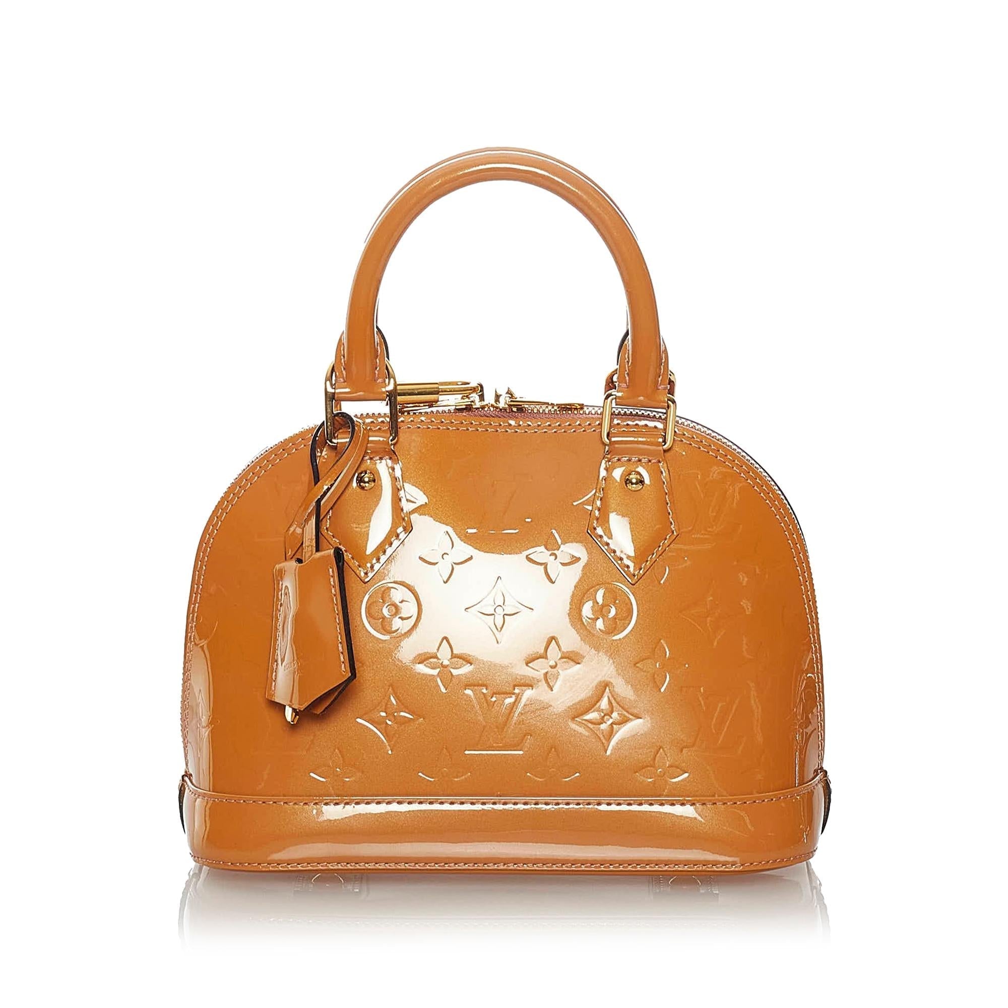 Louis Vuitton Vernis Alma BB (SHG-27982)