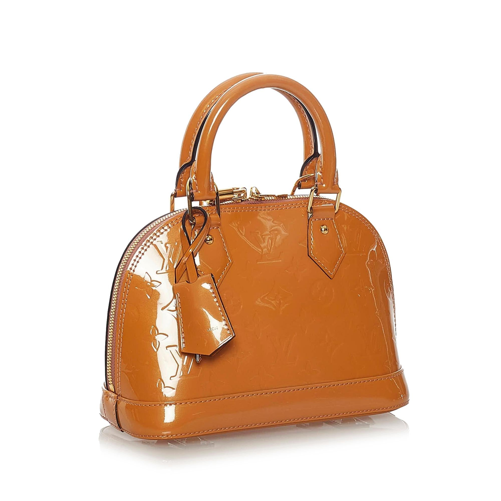 Louis Vuitton Vernis Alma BB (SHG-27982)