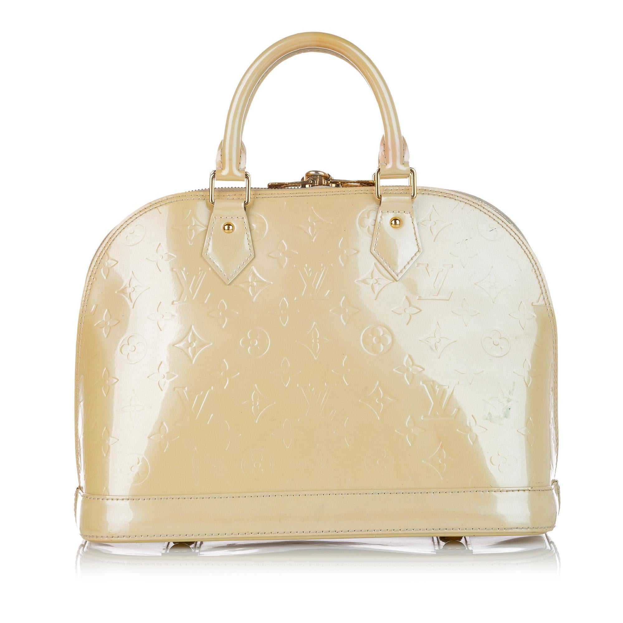 Louis Vuitton Vernis Alma PM (SHG-26665)