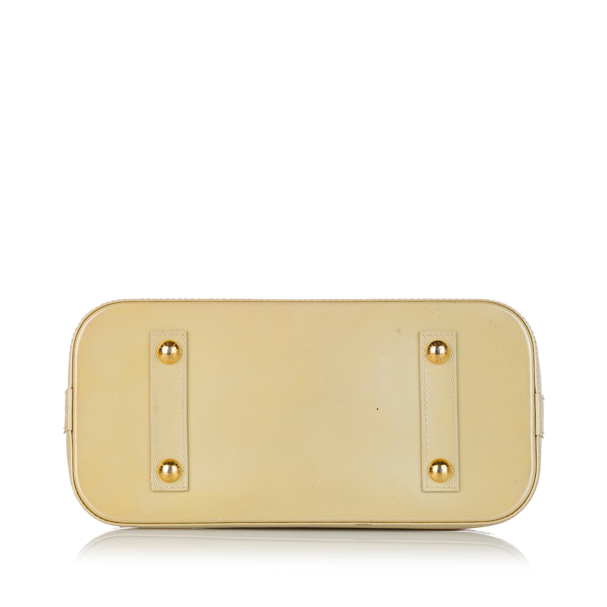 Louis Vuitton Vernis Alma PM (SHG-26665)