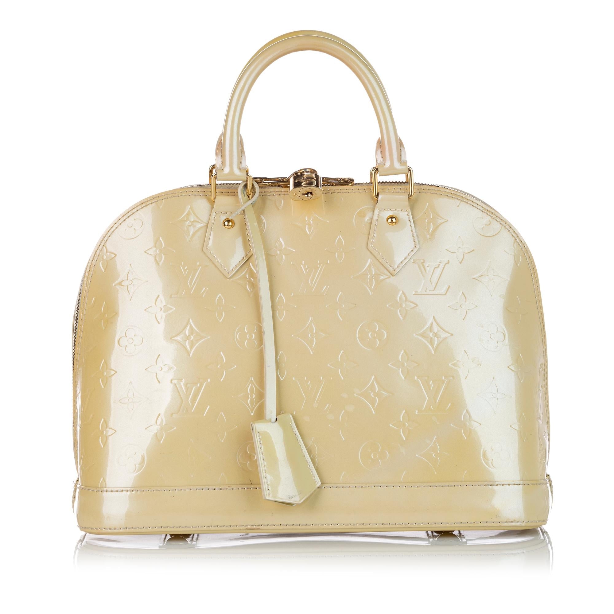 Louis Vuitton Vernis Alma PM (SHG-26665)