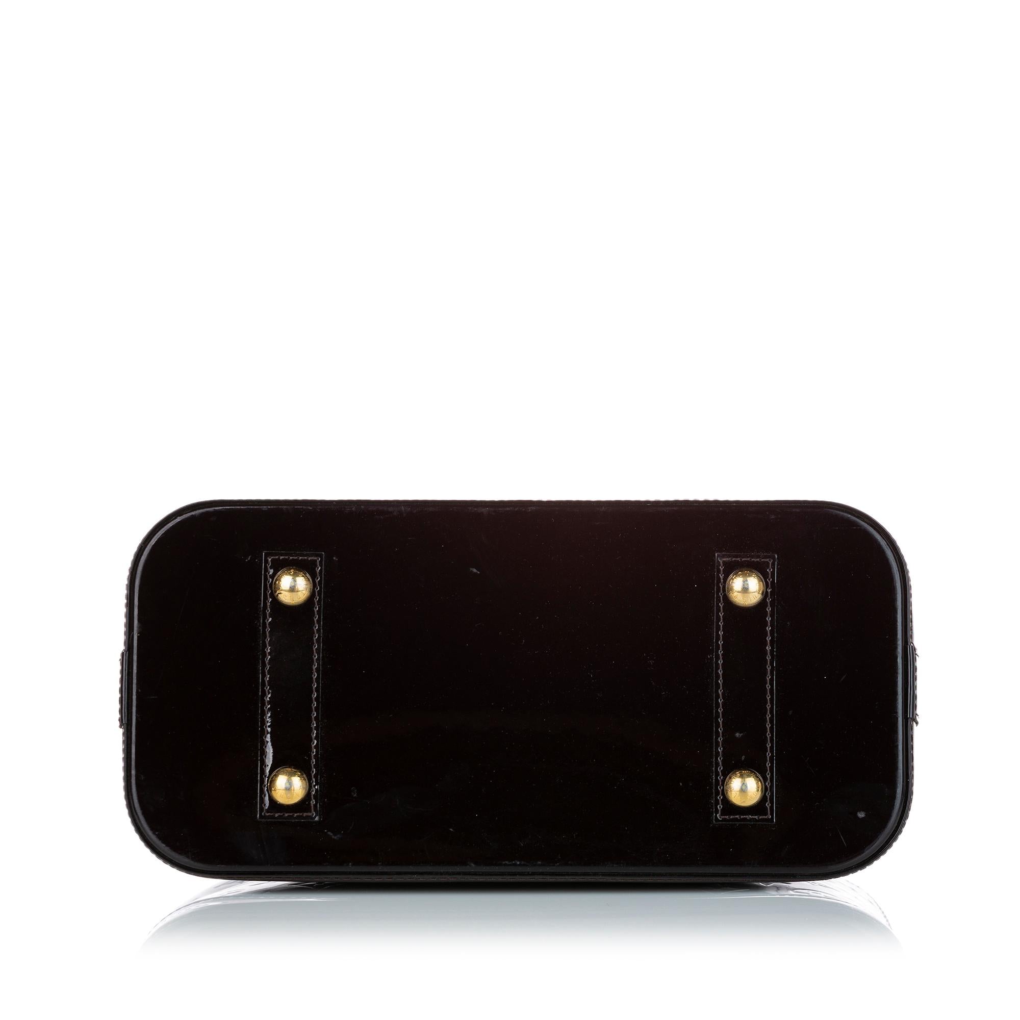 Louis Vuitton Vernis Alma PM (SHG-27943)