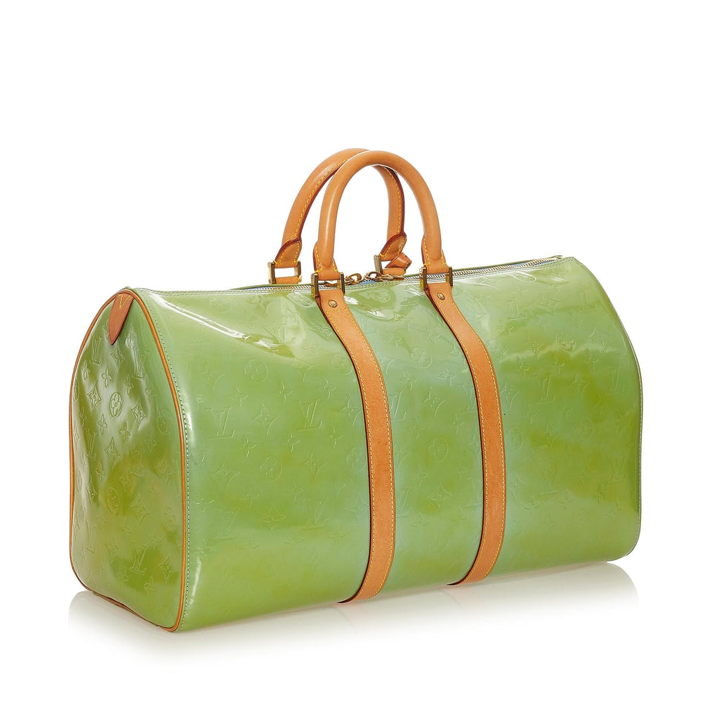 Louis Vuitton Vernis Keepall 45 (SHG-27985)