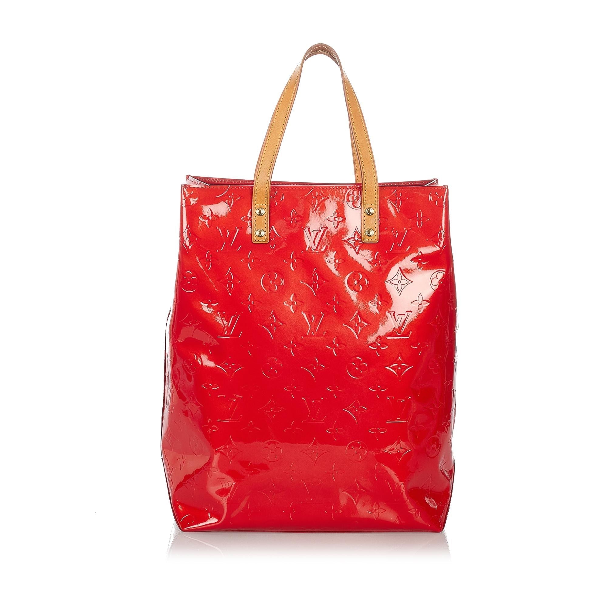 Louis Vuitton Vernis Reade MM (SHG-26902)