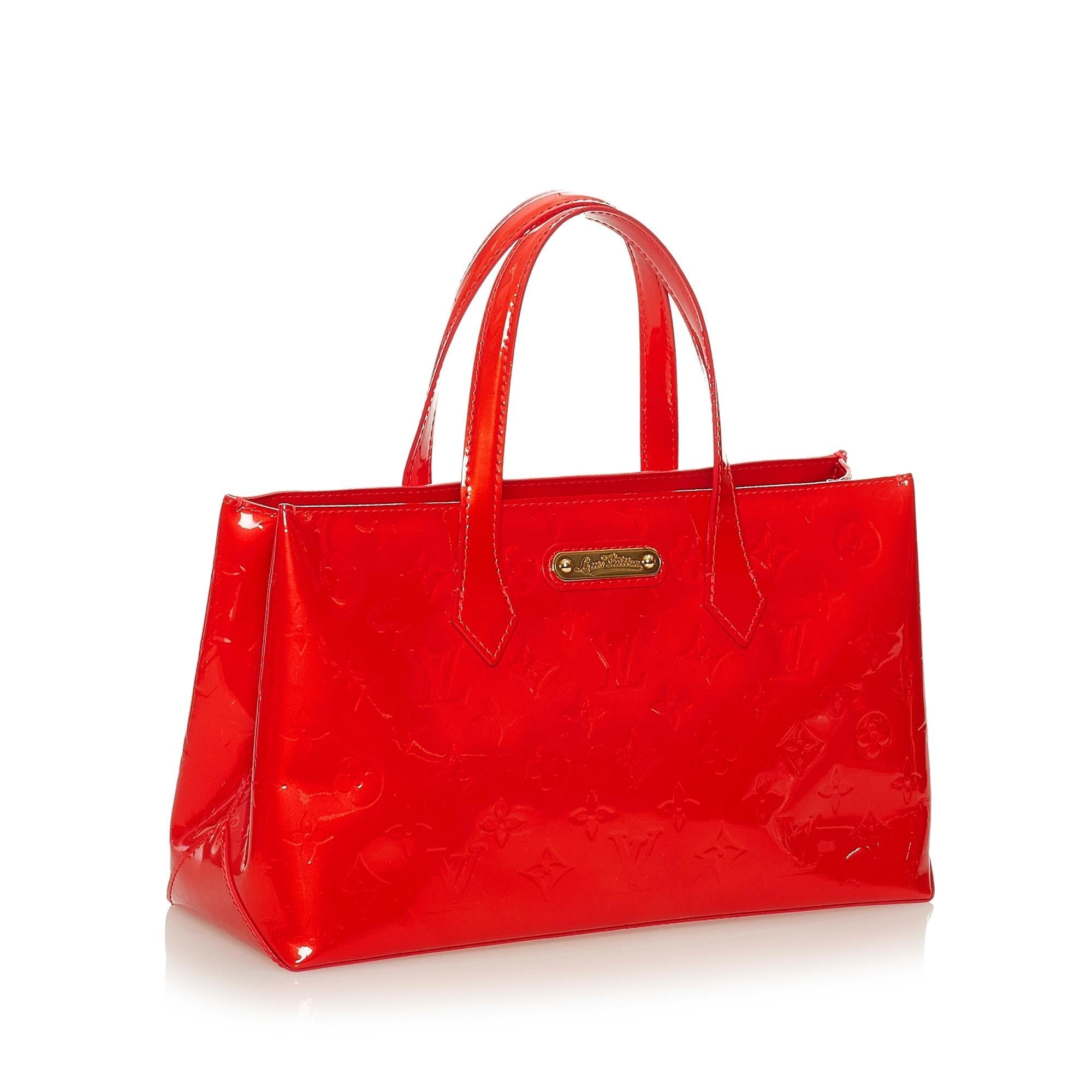 Louis Vuitton Vernis Wilshire PM (SHG-27884)