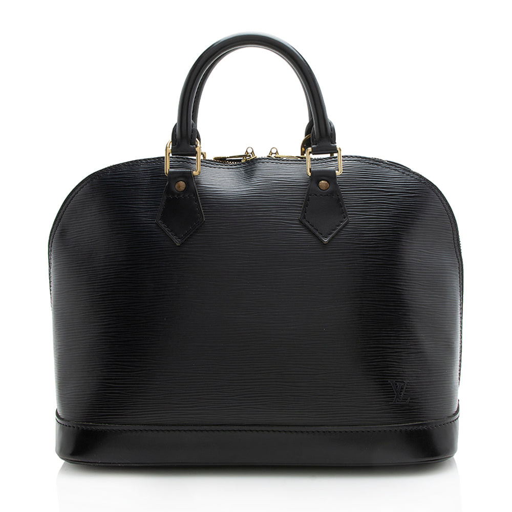 Louis Vuitton Vintage Epi Leather Alma PM Satchel (SHF-12106)
