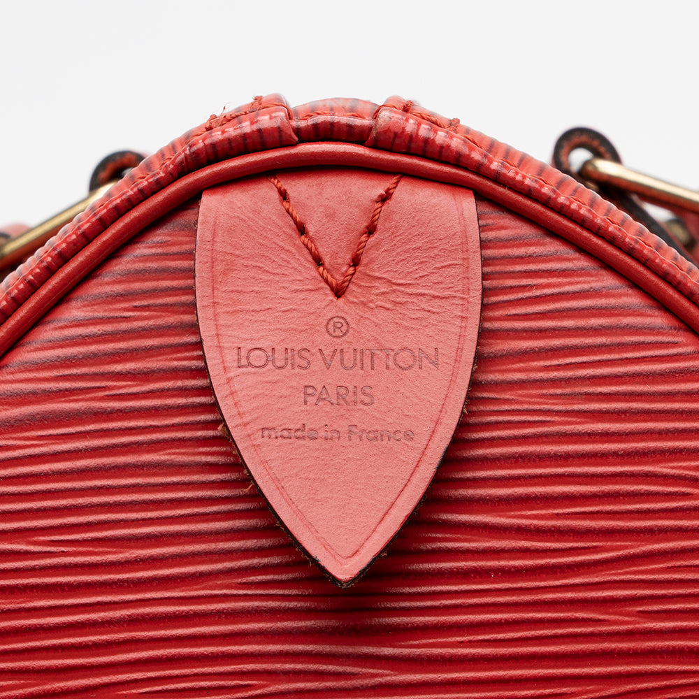 Louis Vuitton Vintage Epi Leather Speedy 25 Satchel (SHF-16344)