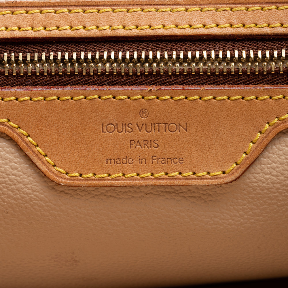 Louis Vuitton Vintage Monogram Canvas Bucket GM Shoulder Bag (SHF-17239)