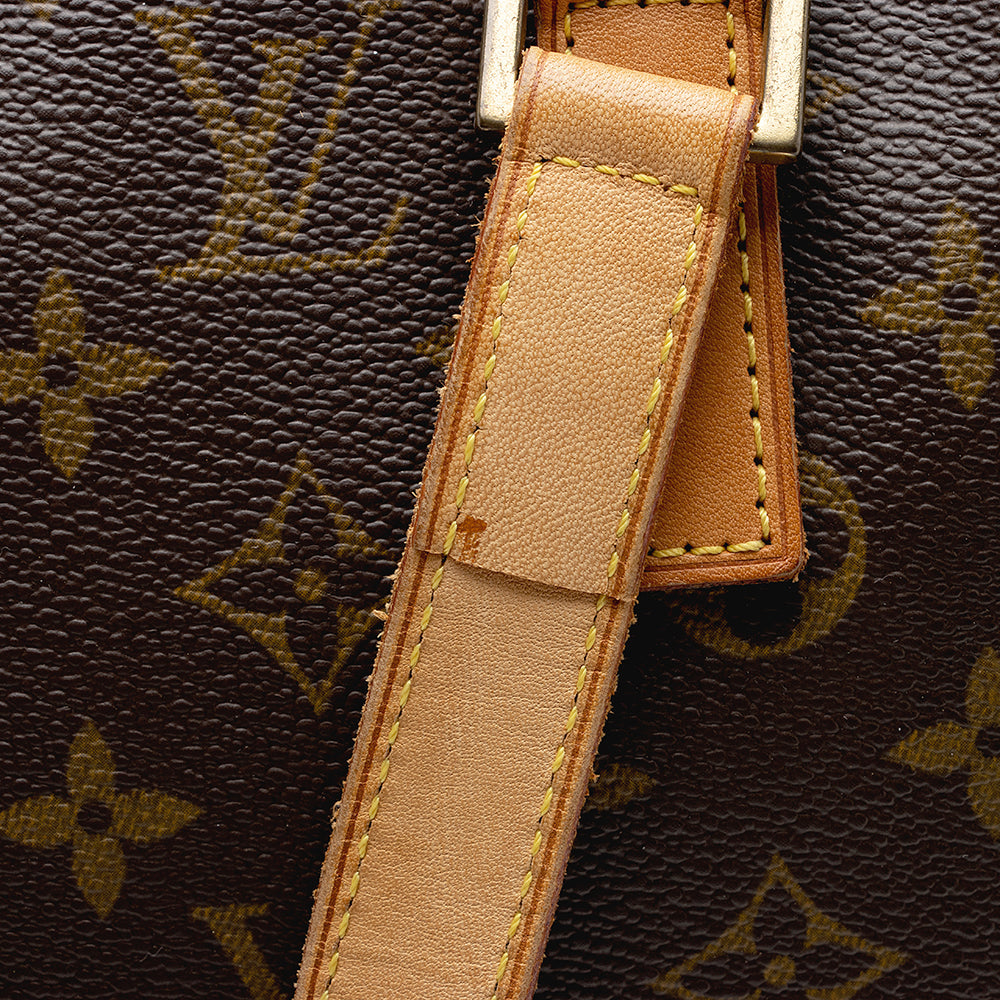 Louis Vuitton Vintage Monogram Canvas Cabas Mezzo Tote (SHF-15326)