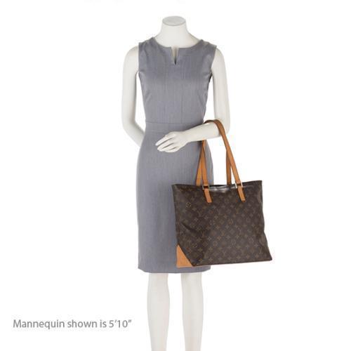 Louis Vuitton Vintage Monogram Canvas Cabas Mezzo Tote (SHF-15952)