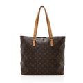 Louis Vuitton Vintage Monogram Canvas Cabas Mezzo Tote (SHF-18418)