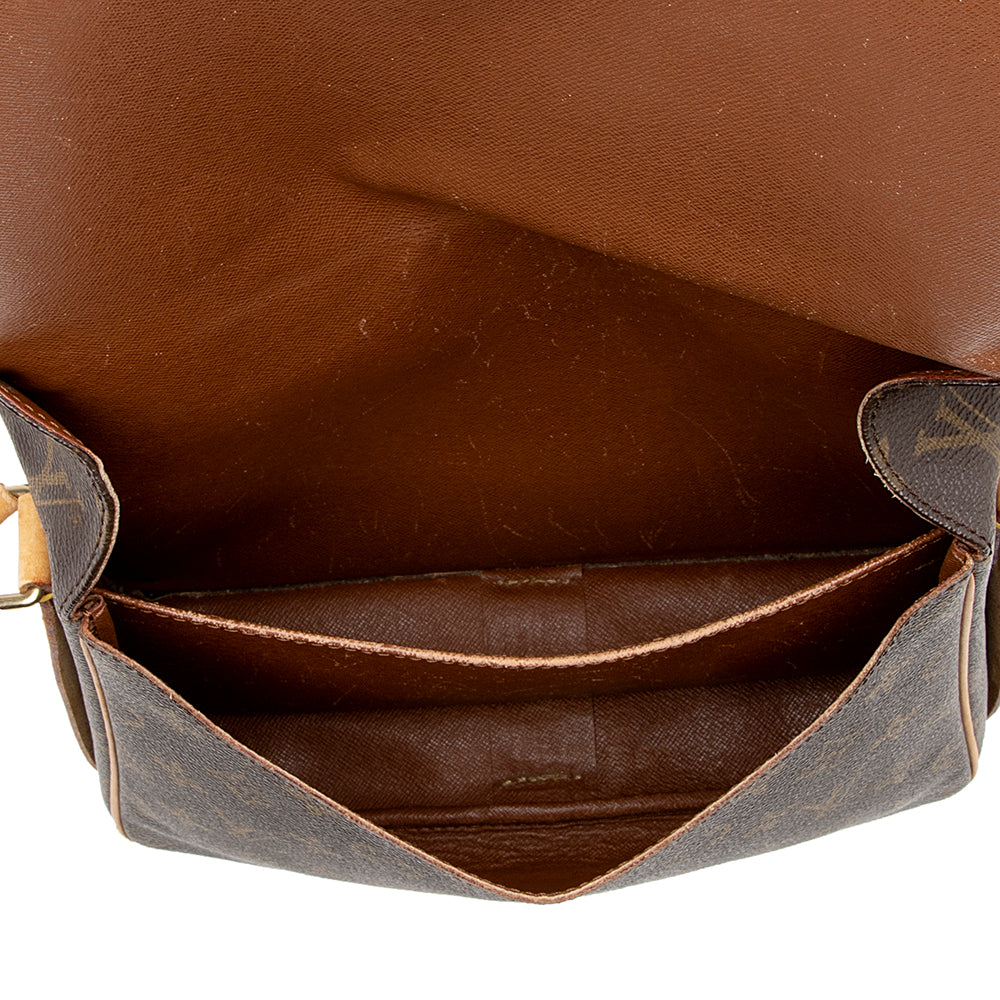 Louis Vuitton Vintage Monogram Canvas Cartouchiere GM Shoulder Bag - FINAL SALE (SHF-16651)