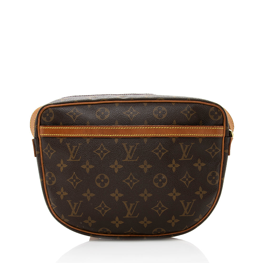 Louis Vuitton Vintage Monogram Canvas Jeune Fille MM Shoulder Bag (SHF-18465)