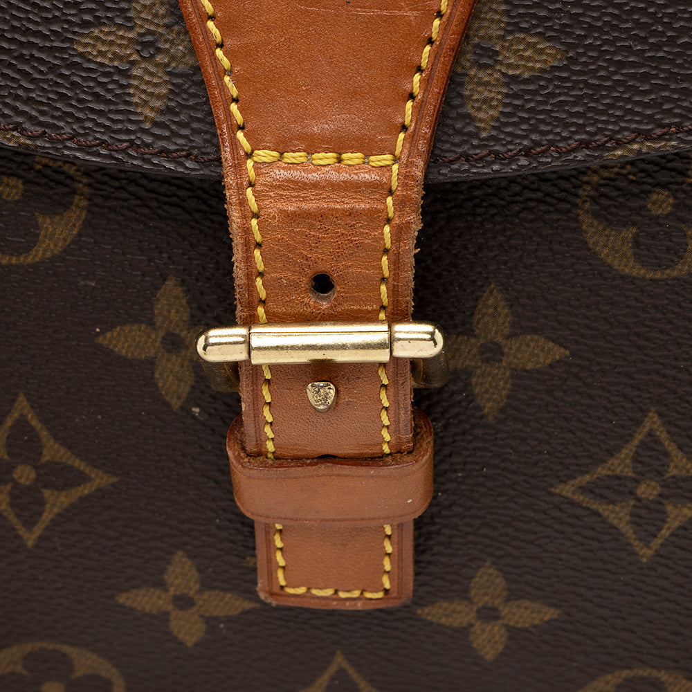 Louis Vuitton Vintage Monogram Canvas Jeune Fille MM Shoulder Bag (SHF-18465)