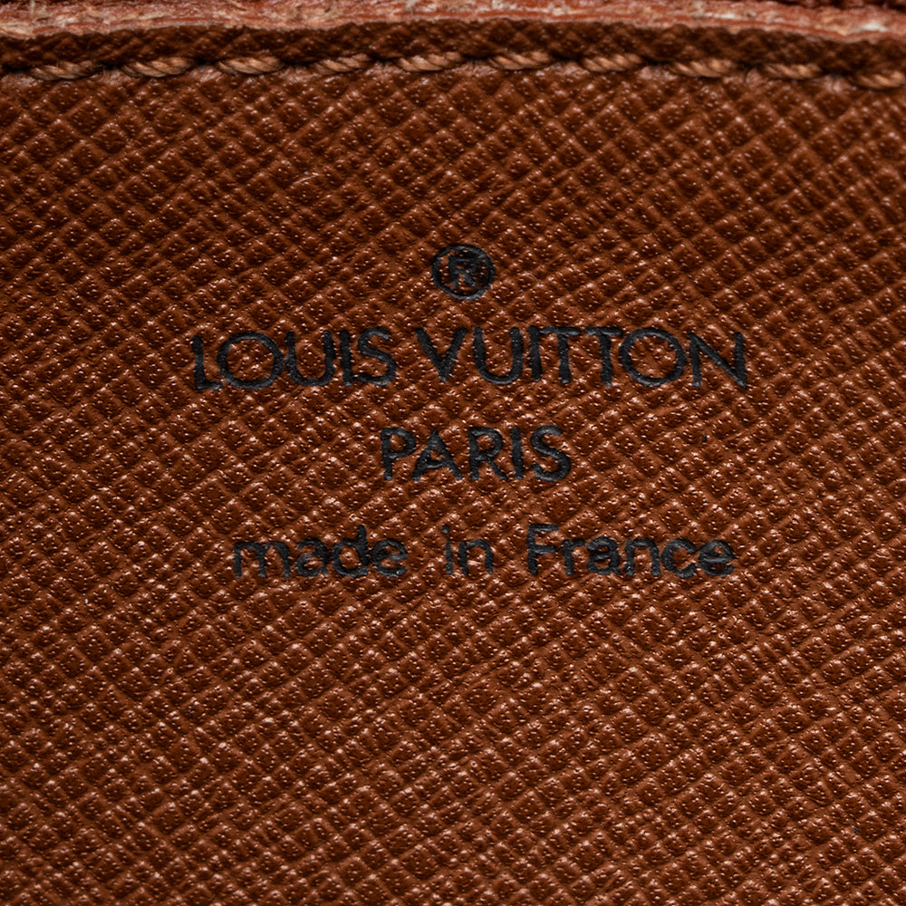 Louis Vuitton Vintage Monogram Canvas Jeune Fille MM Shoulder Bag (SHF-18465)