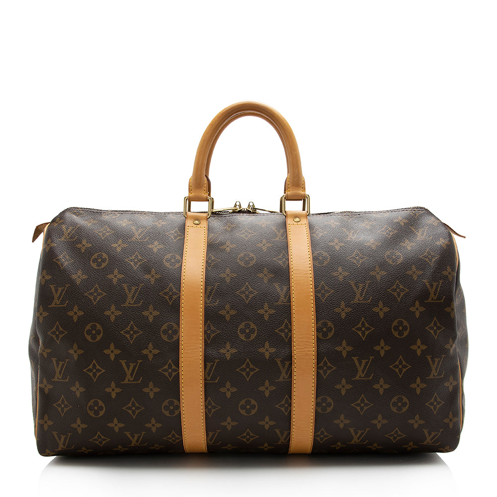 Louis Vuitton Vintage Monogram Canvas Keepall 45 Duffel Bag (SHF-17139)