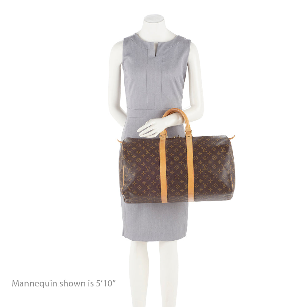 Louis Vuitton Vintage Monogram Canvas Keepall 45 Duffel Bag (SHF-17139)