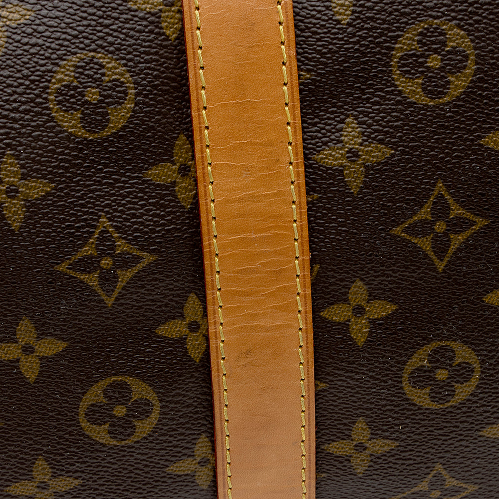 Louis Vuitton Vintage Monogram Canvas Keepall Bandouliere 60 Duffel Bag (SHF-17040)
