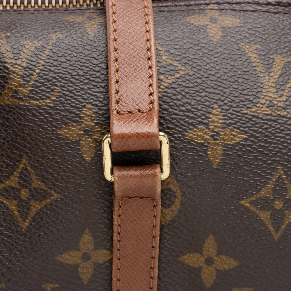 Louis Vuitton Vintage Monogram Canvas Papillon 30 Satchel (SHF-17241)