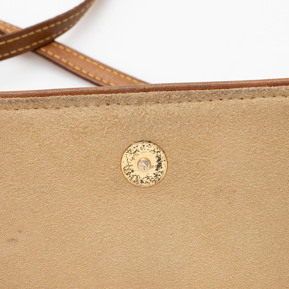 Louis Vuitton Vintage Monogram Canvas Pochette Twin GM Shoulder Bag (SHF-18031)