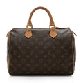 Louis Vuitton Vintage Monogram Canvas Speedy 30 Satchel (SHF-15818)