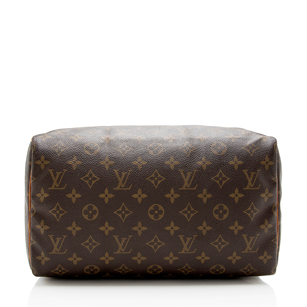Louis Vuitton Vintage Monogram Canvas Speedy 30 Satchel (SHF-15461)