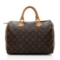 Louis Vuitton Vintage Monogram Canvas Speedy 30 Satchel (SHF-18381)